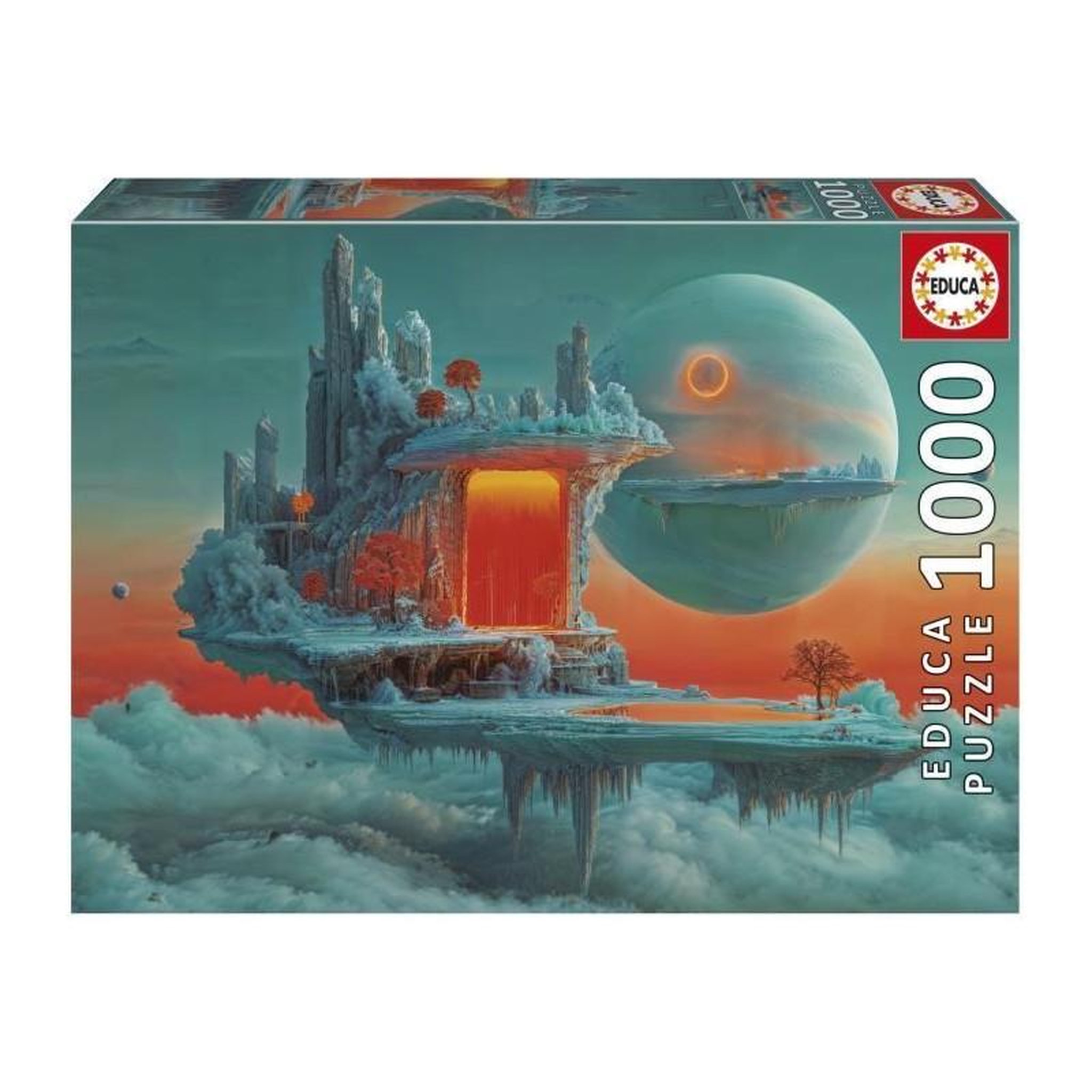 EDUCA Puzzle 1000 pièces Planète de Feu et de Glace – 48 x 68 cm – Adultes et enfants dès 12 ans – Haute qualité – EDUCA