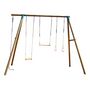 Voir la diapositive 2 : Soulet Portique balançoire - Bois - H3.25m - GALDAR