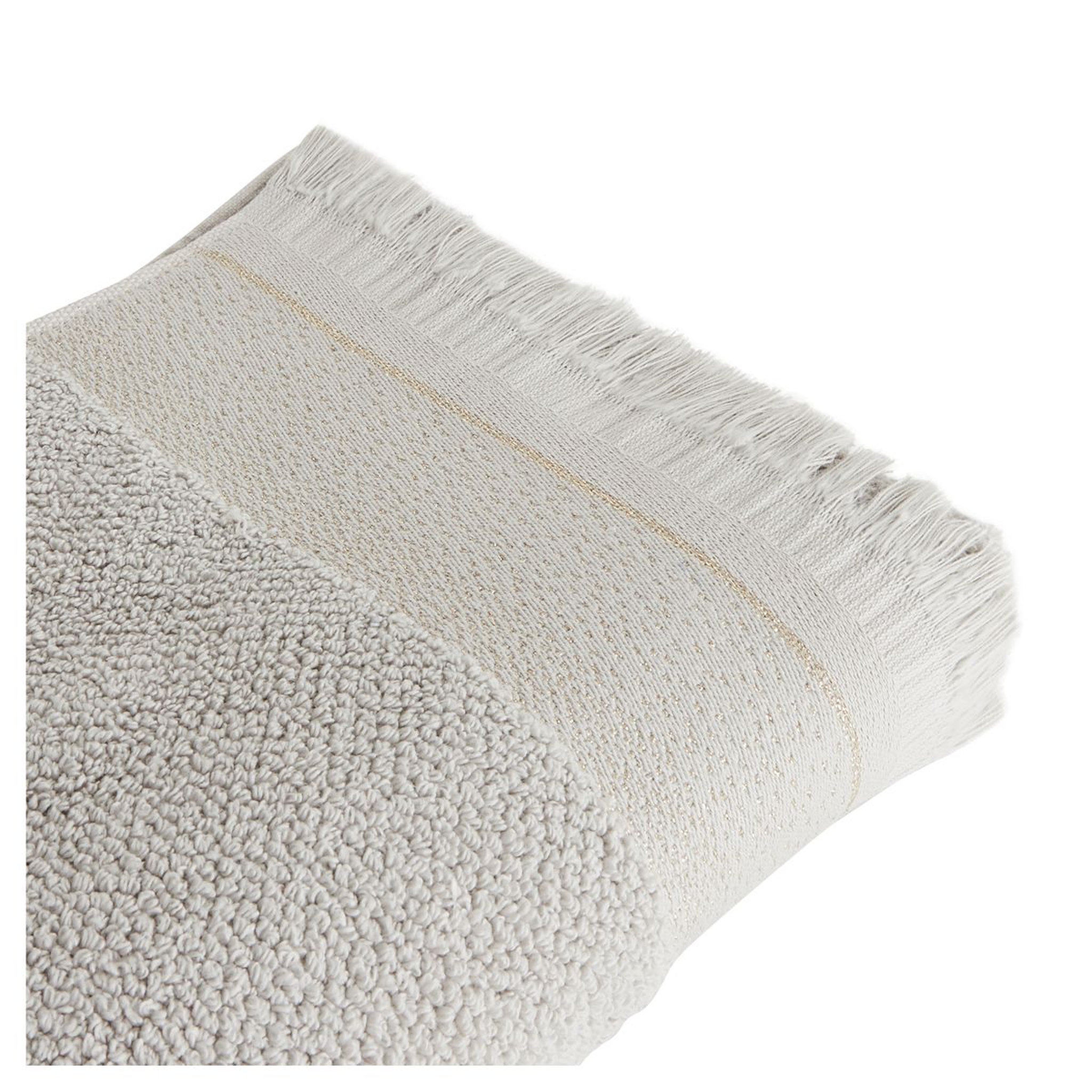 Voir la diapositive 3 : ACTUEL Maxi drap de bain uni en coton qualité zéro twist 500 g/m²