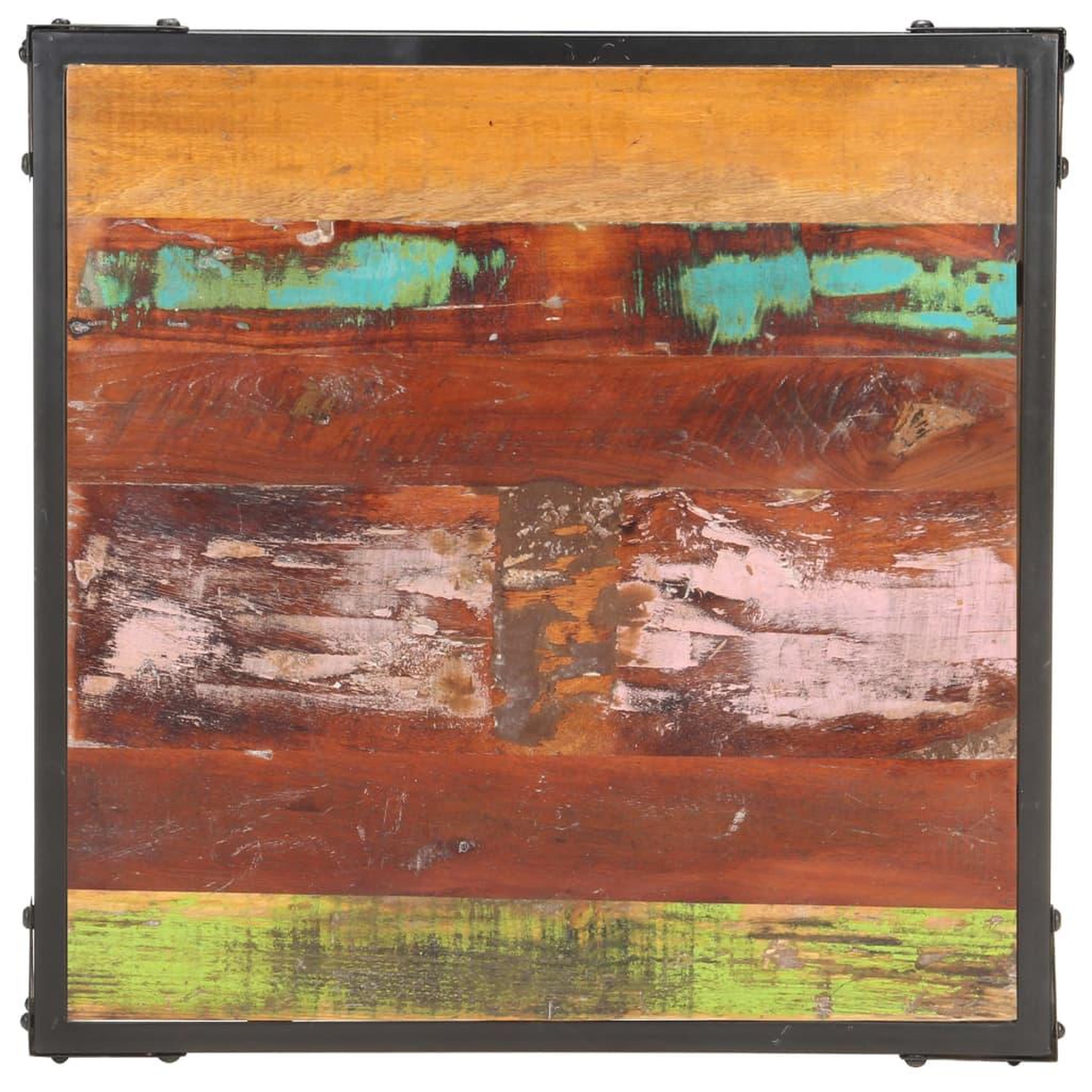 Voir la diapositive 3 : VIDAXL Table basse 60x60x35 cm Bois de recuperation massif