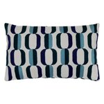 ATMOSPHERA Coussin Déco Brodé  Hary  30x50cm Bleu