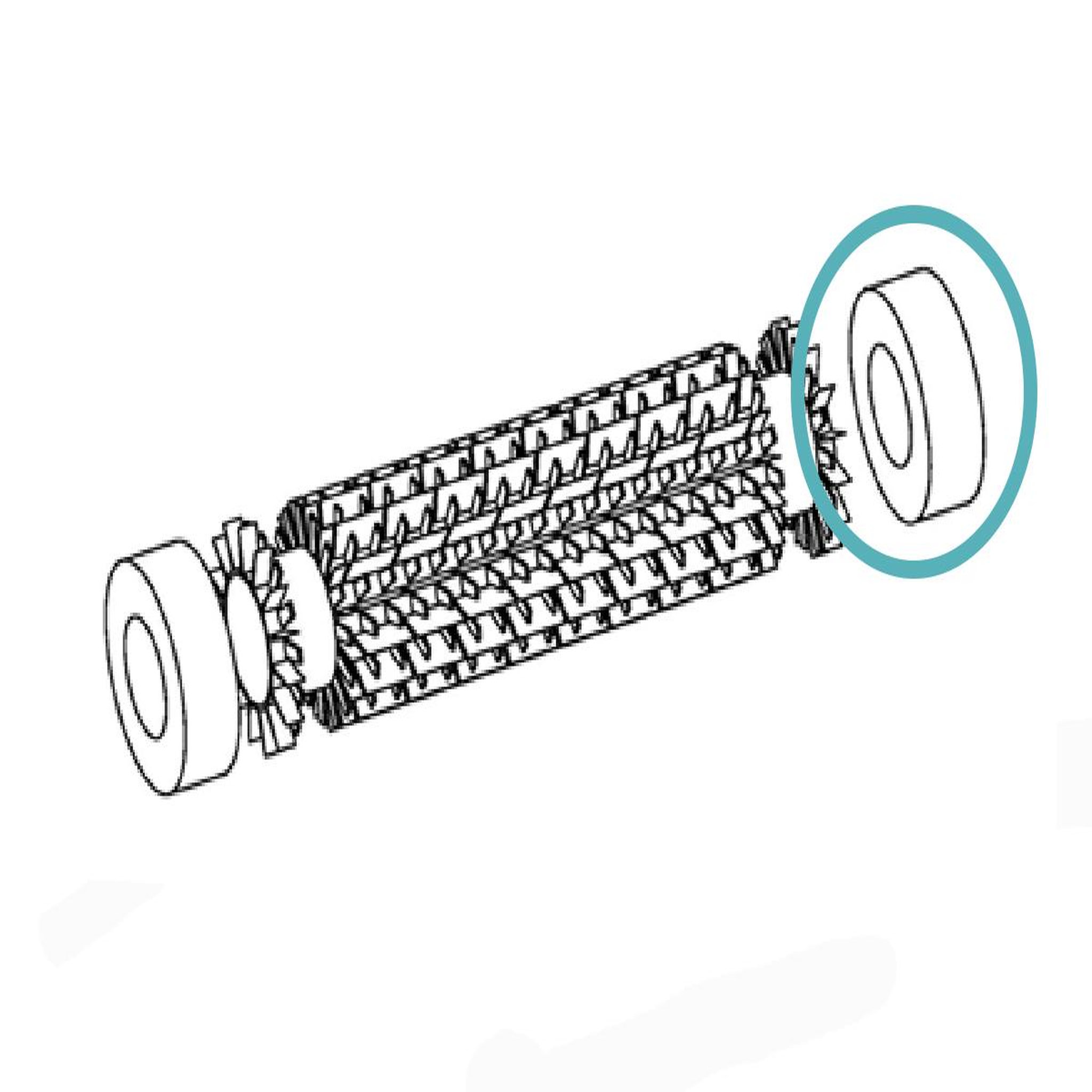 Voir la diapositive 4 : Dolphin Anneau mousse pour brosse combinée robot électrique - dolphin