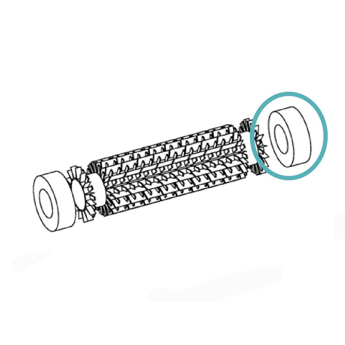 Dolphin Anneau mousse pour brosse combinée robot électrique - Dolphin