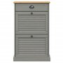 Voir la diapositive 5 : VIDAXL Armoire à chaussures VIGO 60x35x96 cm gris bois massif de pin