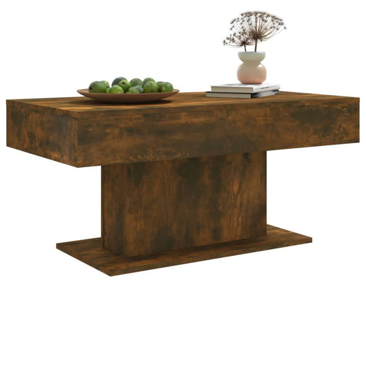 VIDAXL Table basse Chene fume 96x50x45 cm Bois d'ingenierie