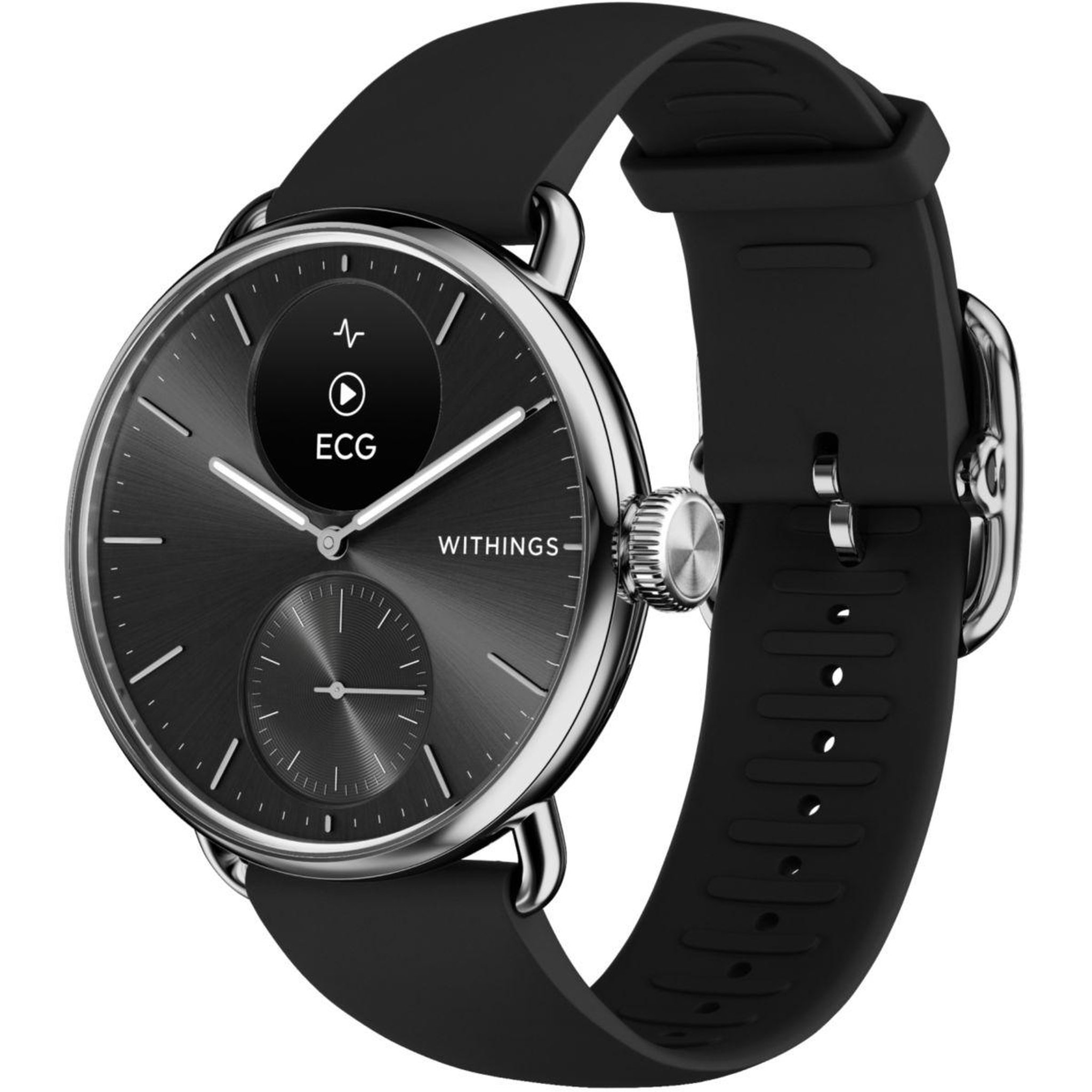 WITHINGS Montre santé Scanwatch 2 - 38mm Noire