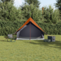 Voir la diapositive 4 : VIDAXL Tente de Camping en A 3 Personnes Grise et Orange Étanche