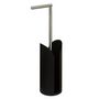 Voir la diapositive 1 : FIVE Dérouleur de Papier Toilette  Flexible  58cm Noir