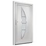 Voir la diapositive 4 : VIDAXL Porte d'entree blanc 98x190 cm PVC