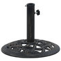 Voir la diapositive 1 : VIDAXL Socle de parasol Noir et bronze 9 kg 40 cm Fonte