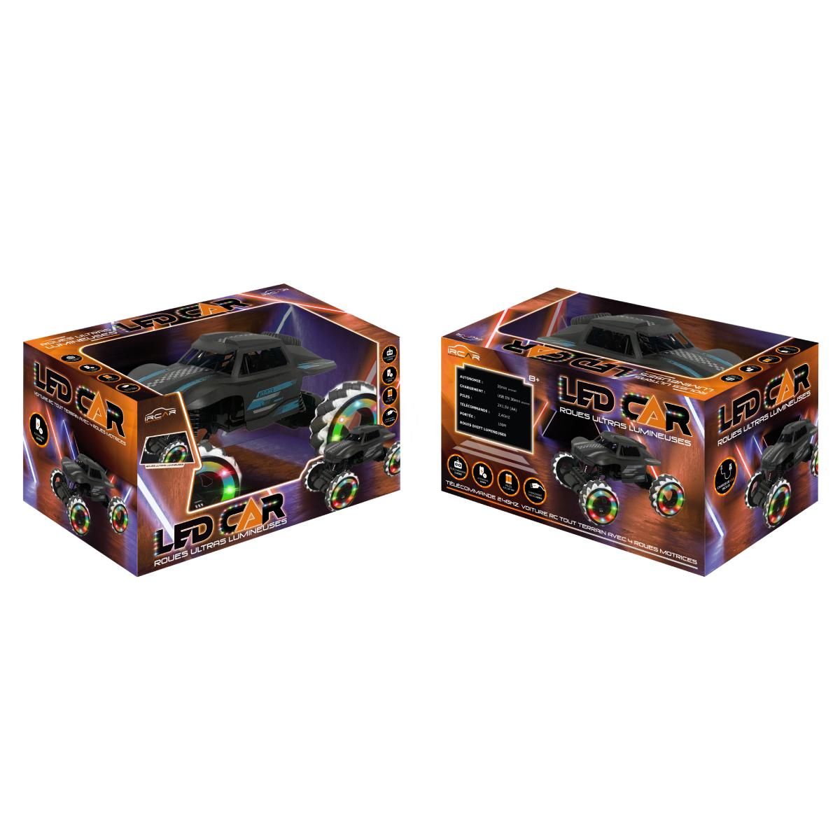 Irdrone Buggy Radiocommandé roues LED