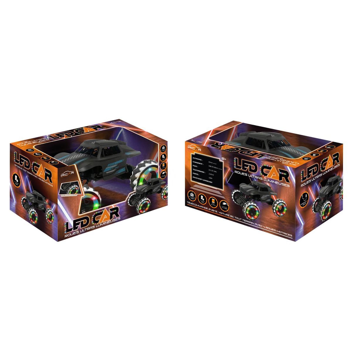 Irdrone Buggy Radiocommandé roues LED