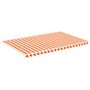 Voir la diapositive 2 : VIDAXL Tissu de remplacement pour auvent Jaune et orange 5x3 m