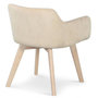 Voir la diapositive 5 : Paris Prix Fauteuil Scandinave Velours  Scanda  70cm Beige