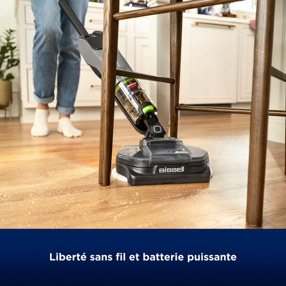 BISSELL Aspirateur laveur SpinWave + Vac PET pro B3898N