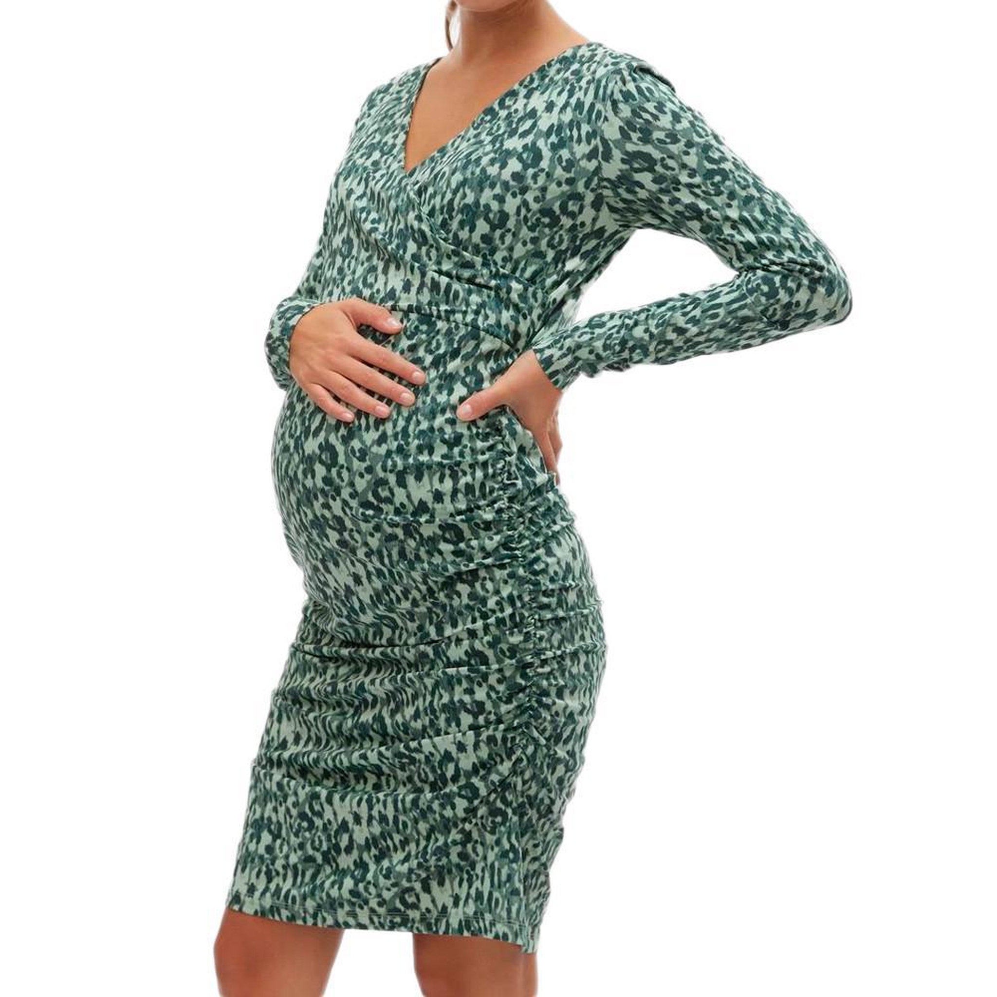 MAMALICIOUS Robe de Grossesse e Femme Mamalicious Lebba. Coloris disponibles : Vert