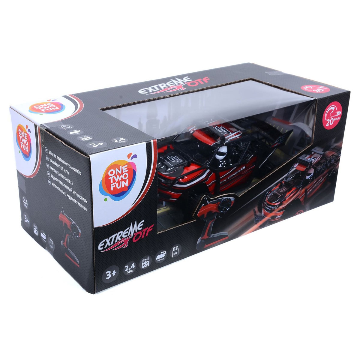 One Two Fun Voiture radiocommandée Speed Extreme - 1/18ème