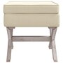 Voir la diapositive 3 : VIDAXL Tabouret de rangement 45x45x49 cm lin