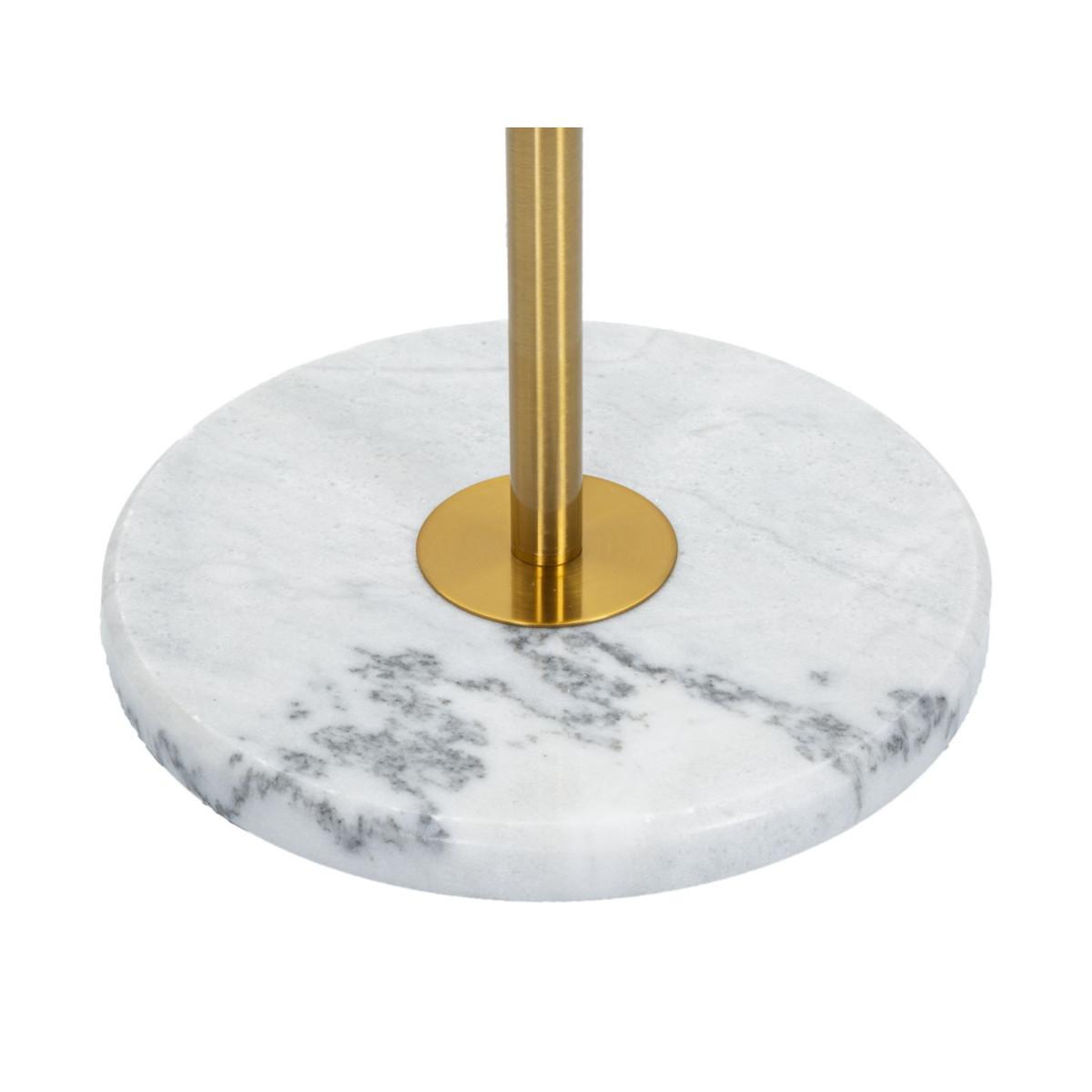 Voir la diapositive 2 : Paris Prix Lampadaire design en métal  hanger  173cm blanc & or