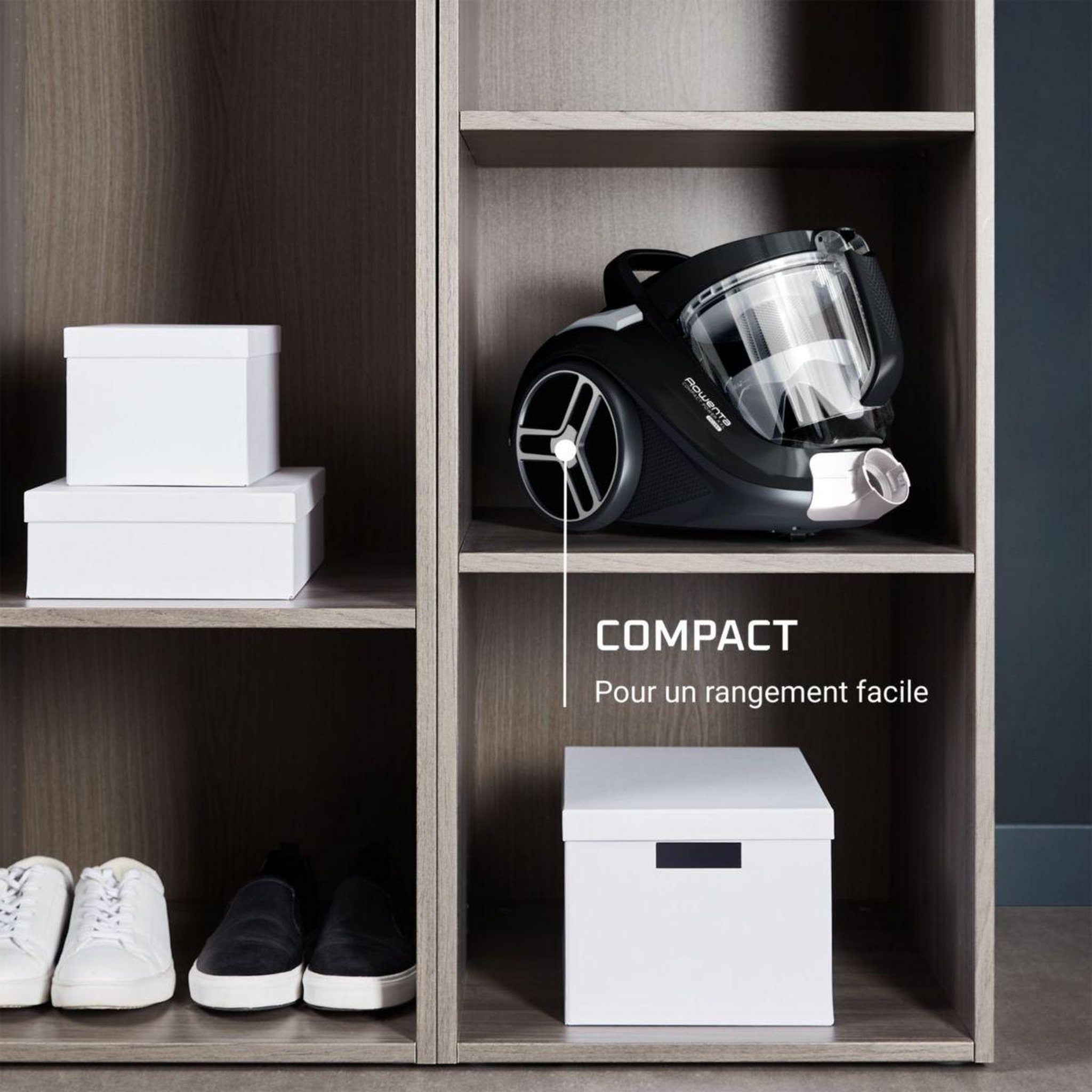 Voir la diapositive 5 : ROWENTA Aspirateur sans sac compact cyclonic power xxl ro4b25ea