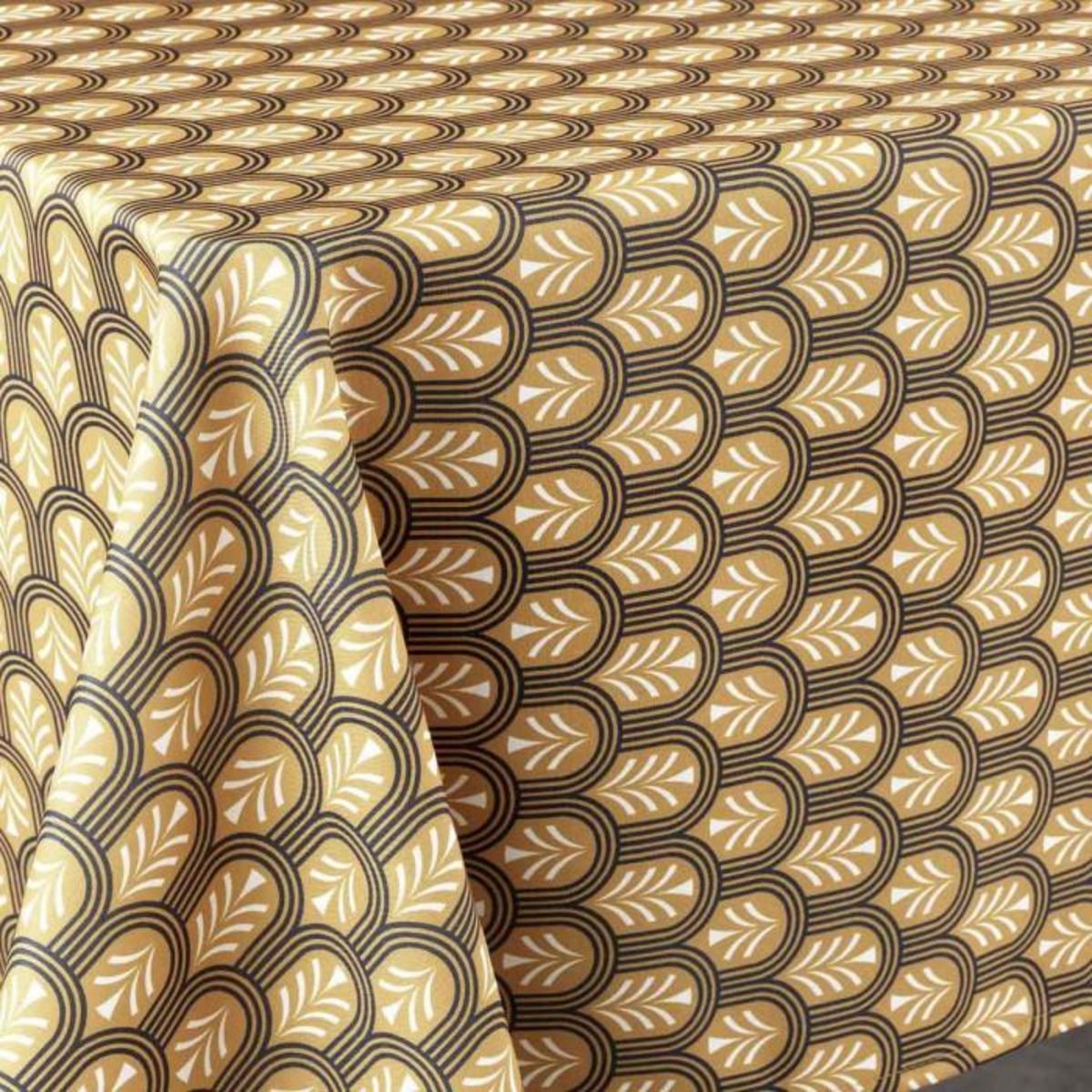 Paris Prix Nappe Imprimée  Manuella  145x240cm Jaune