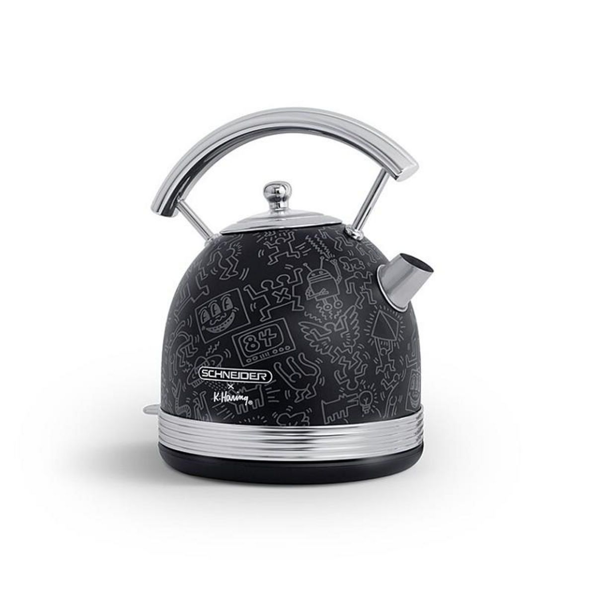 SCHNEIDER Bouilloire Vintage Ronde 1,7l Collection Keith Haring Fashionista Scke17kfab Schneider