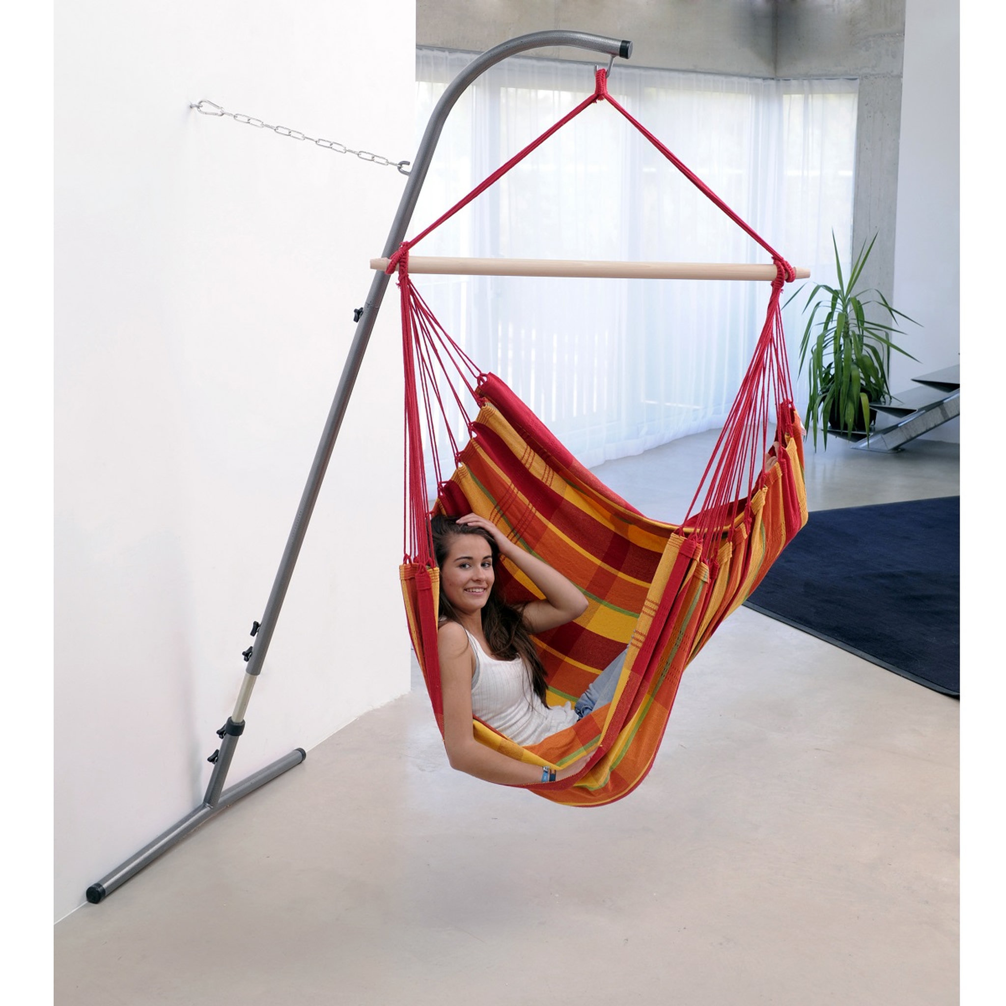 Voir la diapositive 1 : Fauteuil suspendu king size Brasil Papaya
