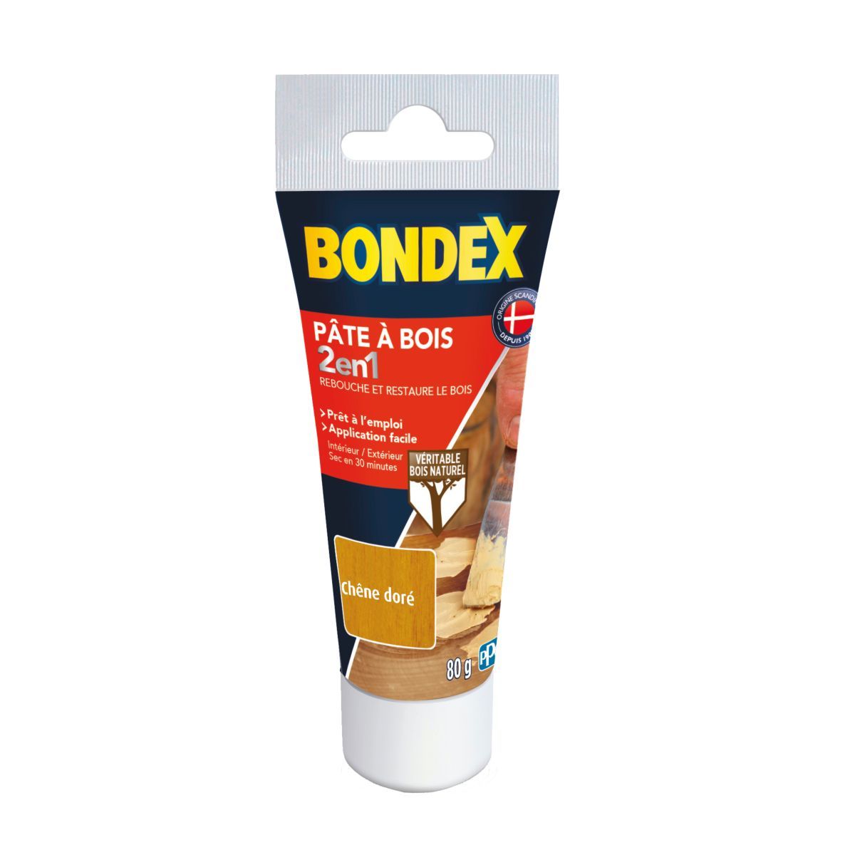 Pâte à bois chêne couleur miel doré 