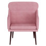 Voir la diapositive 3 : VIDAXL Fauteuil Rose 63x76x80 cm Velours