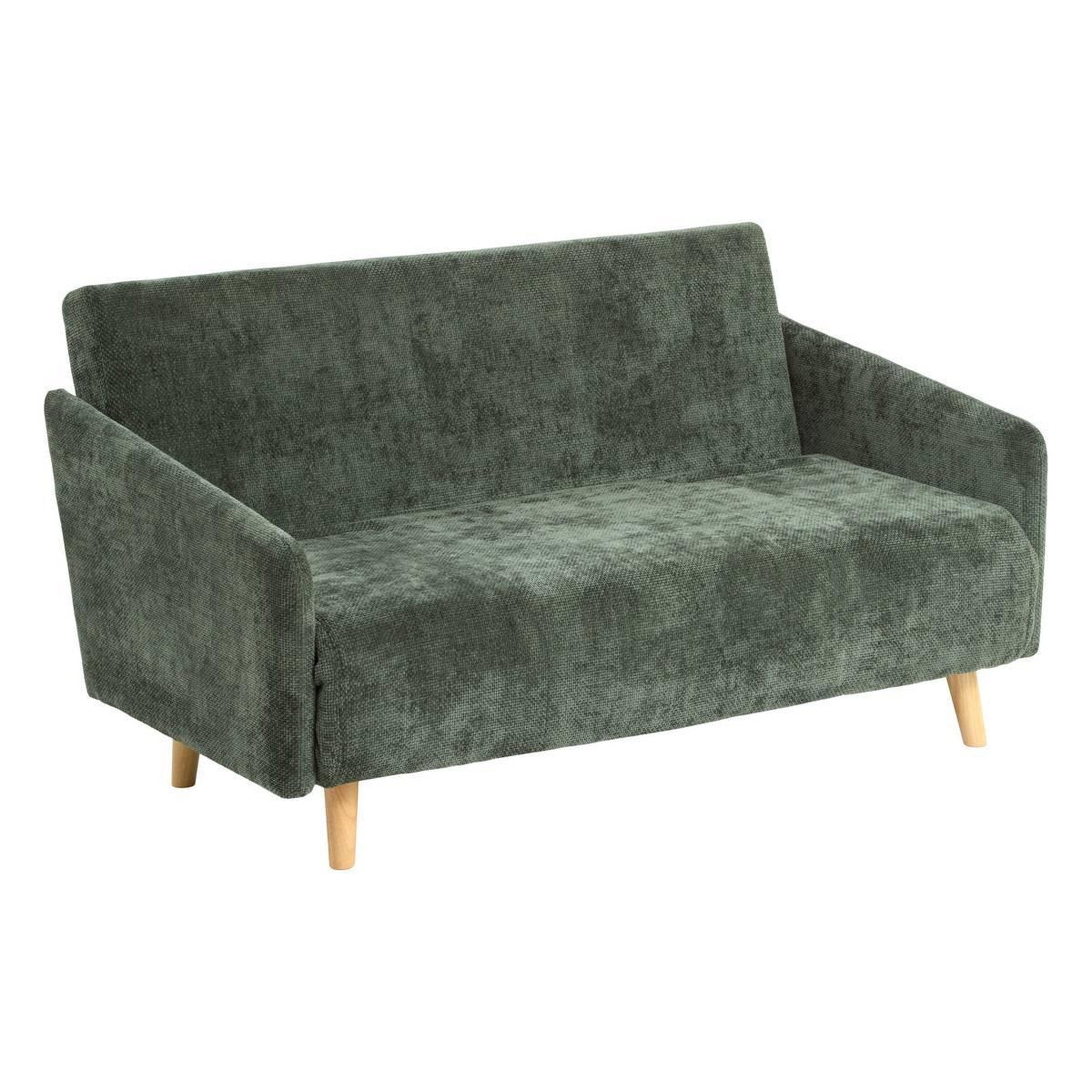 Voir la diapositive 2 : ATMOSPHERA Canapé Convertible 2 Places  Milo  155cm Vert Cèdre