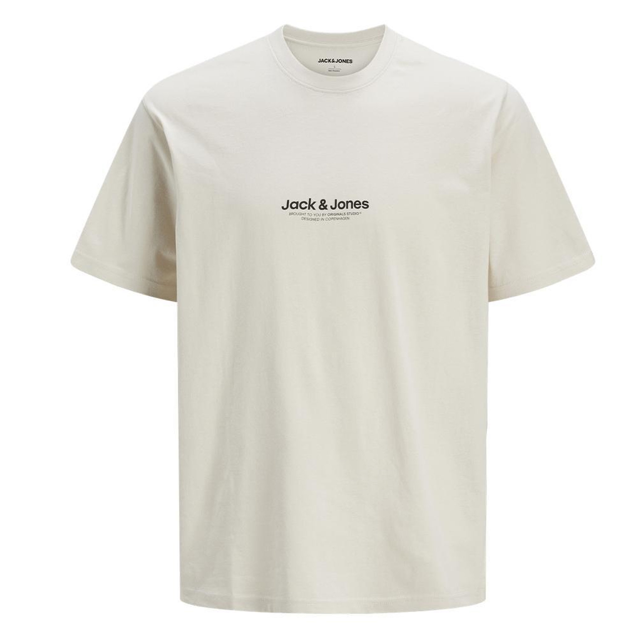 Jack & Jones T-shirt Beige Homme Jack & Jones Whvesterbro. Coloris disponibles : Beige