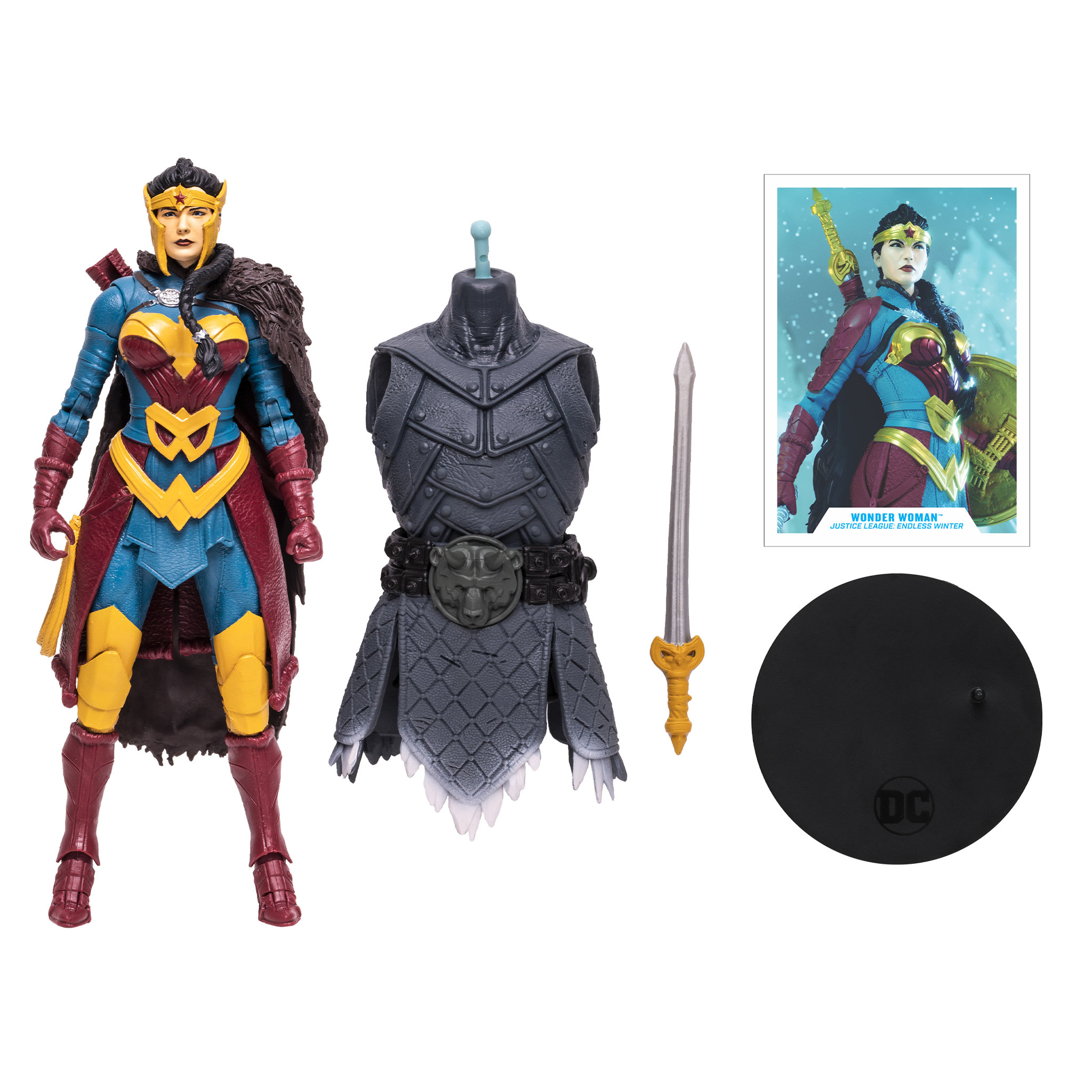 Voir la diapositive 4 : McFarlane Figurine Wonder Woman Justice League Endless Winter McFarlane 18cm