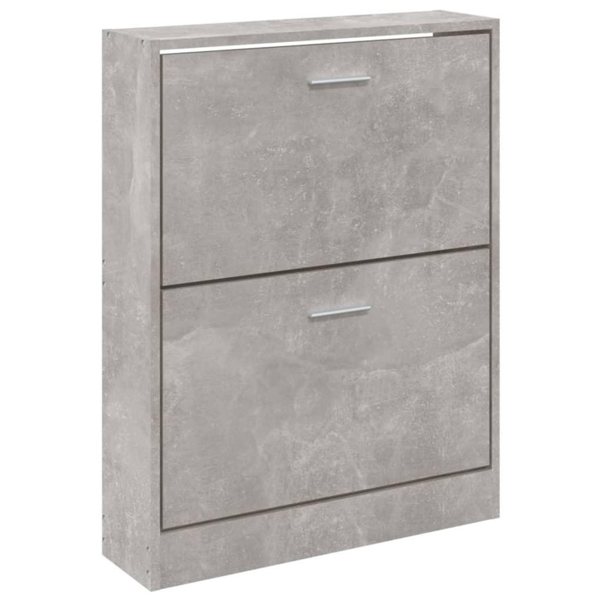 VIDAXL Armoire a chaussures Gris beton 59x17x81 cm Bois d'ingenierie