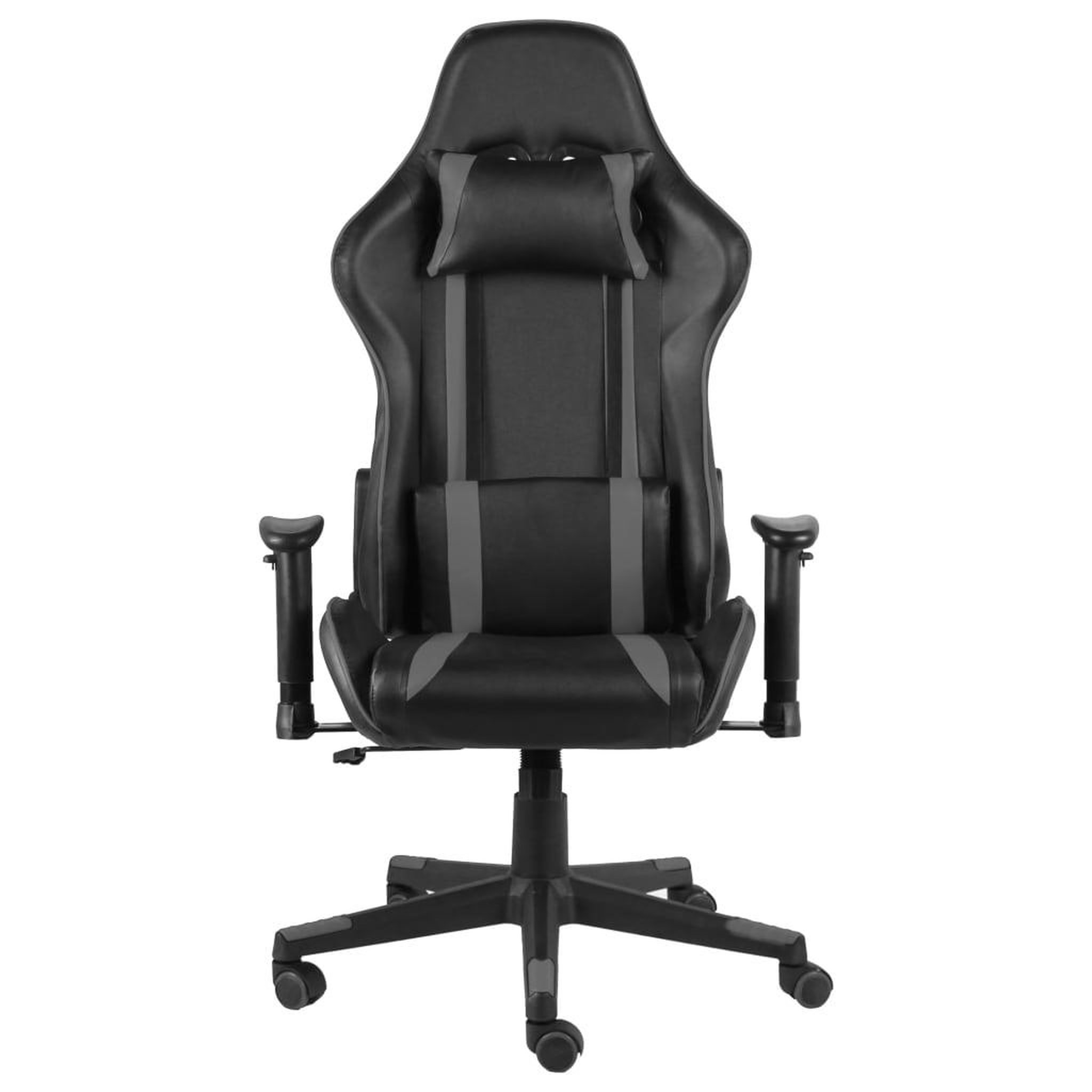 Voir la diapositive 2 : VIDAXL Chaise de jeu pivotante Gris PVC