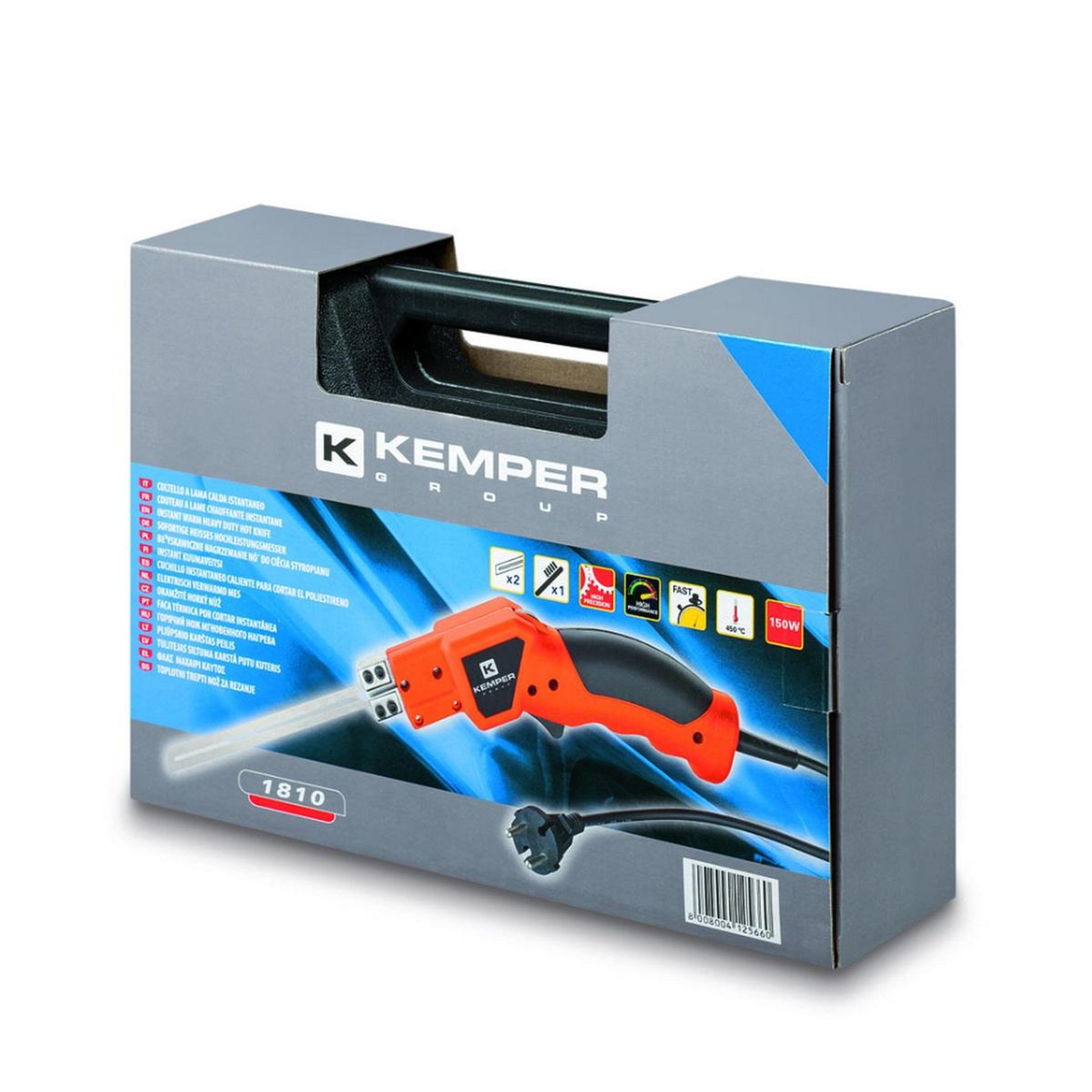 Voir la diapositive 2 : Kemper Couteau professionel à lame chaude 150w - 1810