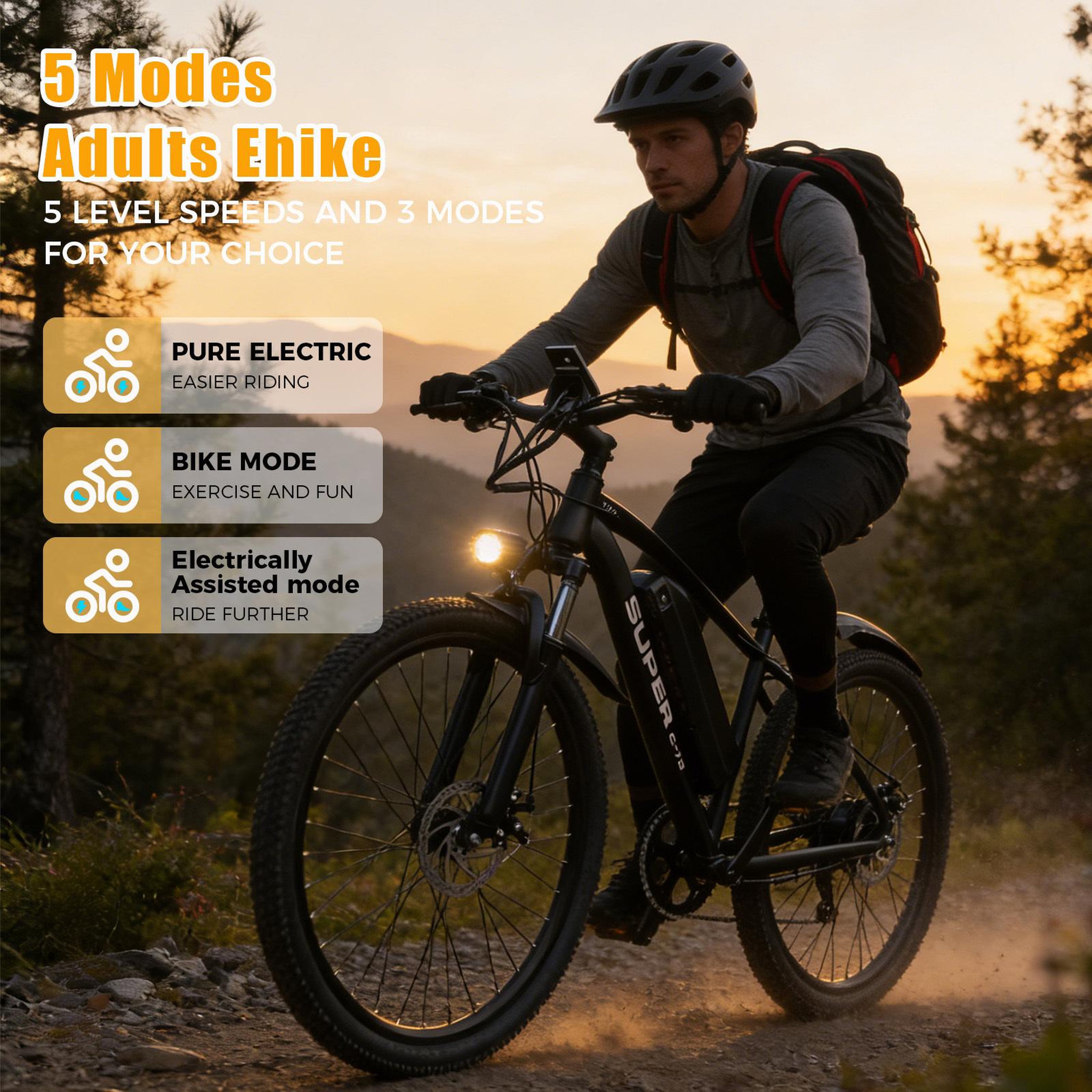 Voir la diapositive 6 : TOOFLY Vélo électrique toofly g73 250 w
