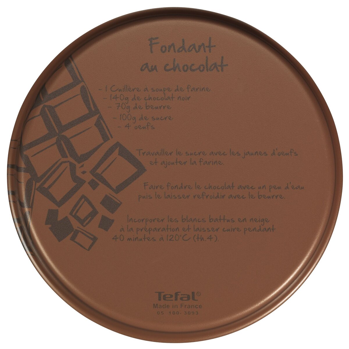 TEFAL Moule à manqué chocolat 26 cm 