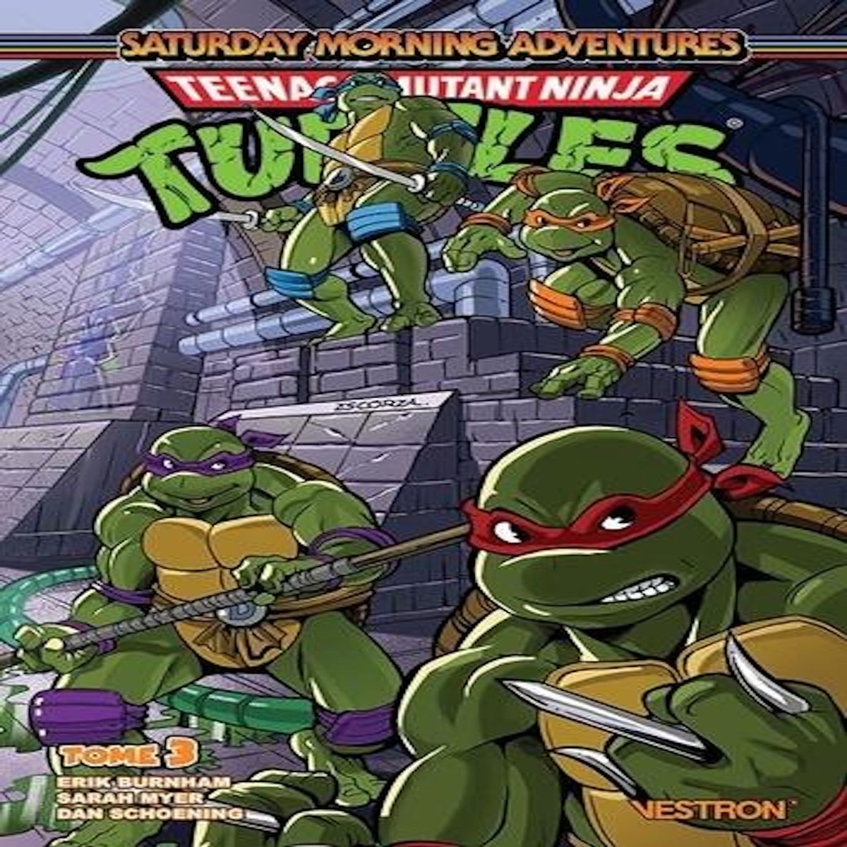TEENAGE MUTANT NINJA TURTLES : SATURDAY MORNING ADVENTURES TOME 3 , Burnham Erik