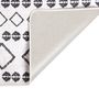 Voir la diapositive 4 : VIDAXL Tapis lavable antiderapant 80x300 cm Noir et blanc