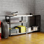 Voir la diapositive 5 : EUROSPEN Etagère de Rangement modulable et polyvalente pour atelier, garage, cave...Charges Lourdes180x90x40cm - Noir