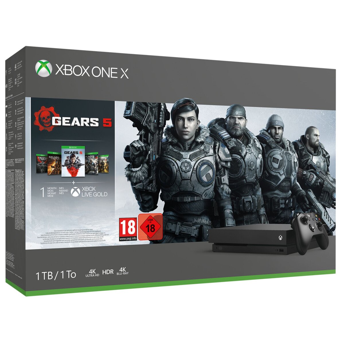 MICROSOFT Console Xbox One X 1 To Gears 5