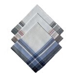 VANDERSICKEL Lot de 12 mouchoirs Homme MAURICE 40x40cm 100% coton