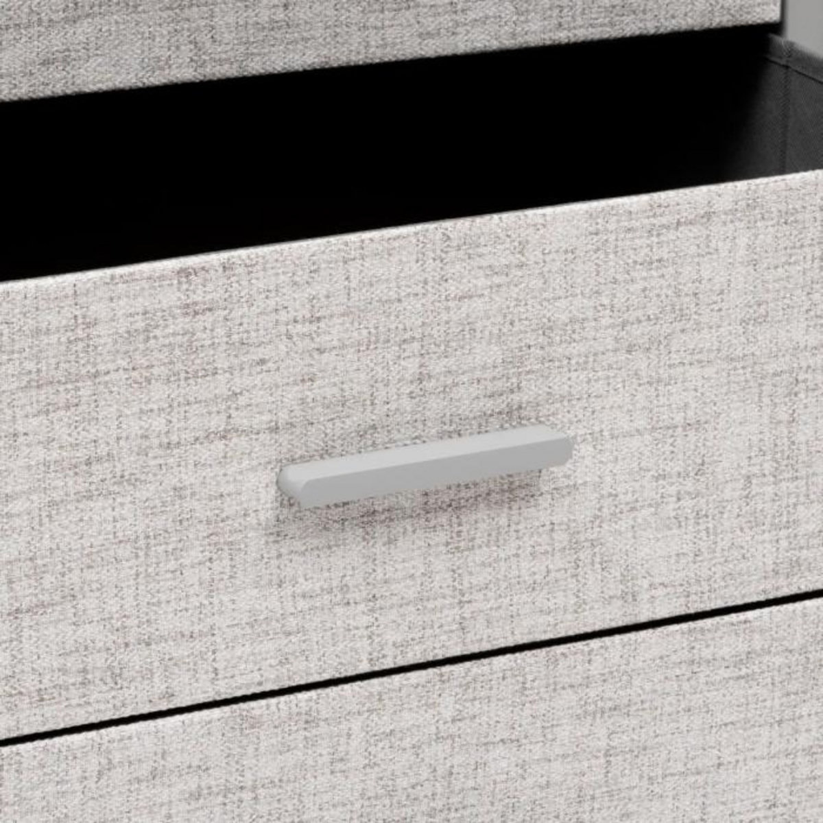 FIVE Commode 6 Tiroirs Paniers  Granite  104cm Gris