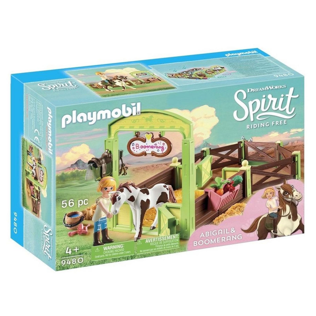 PLAYMOBIL 9480 - Spirit - Abigaëlle et Boomerang avec box