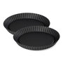 Voir la diapositive 1 : ZENKER Lot de 2 plats à tartes renversées 30 cm Zenker Black Metallic
