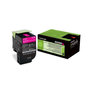 Voir la diapositive 1 : Lexmark Lexmark Toner 802SM - 80C2SM0 - Magenta - 2?000 pages