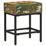 Voir la diapositive 1 : VIDAXL Table d'appoint 40x30x51 cm Bois massif de recuperation