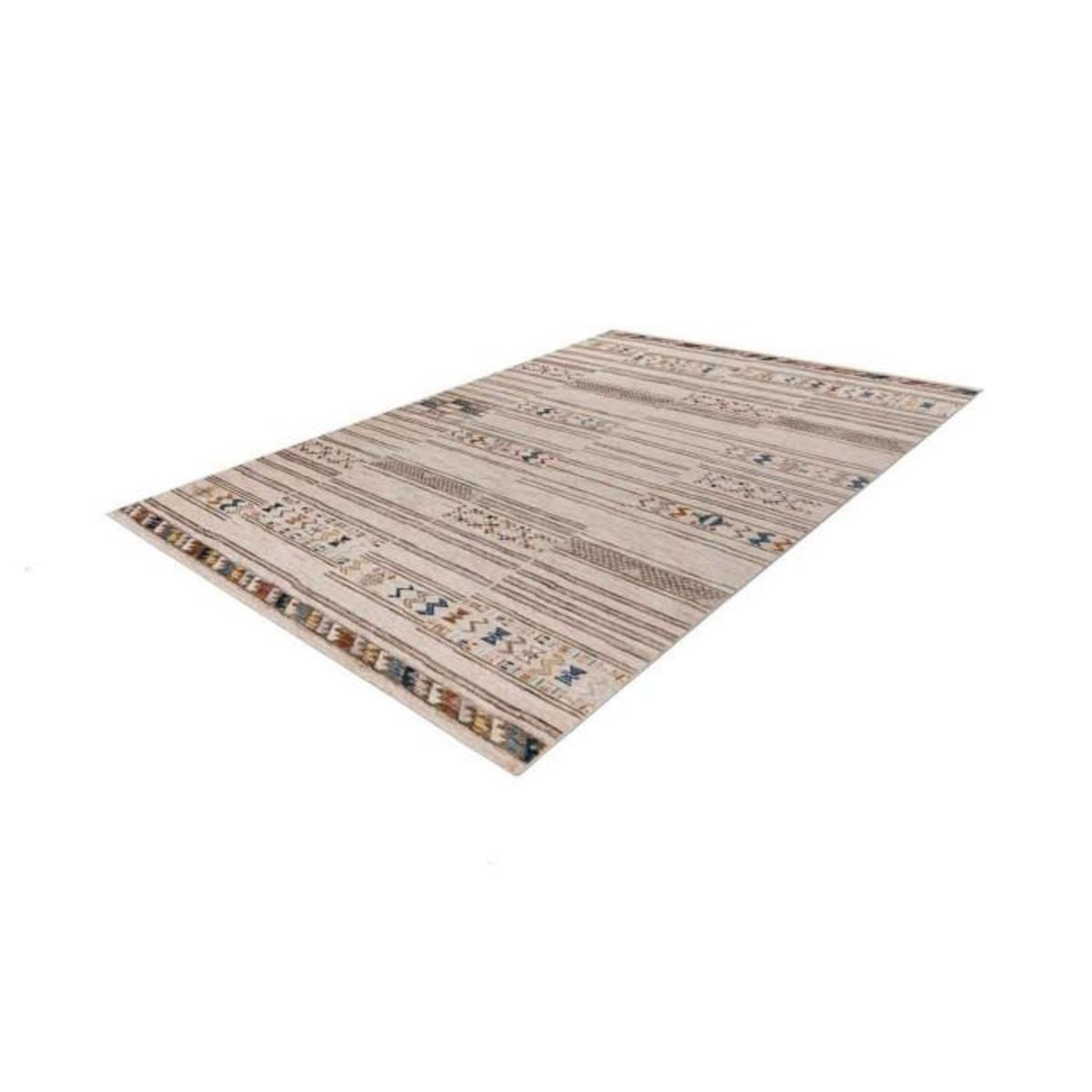 Paris Prix Tapis Tissé Imprimé Ethnique  Jaka  Multicolore