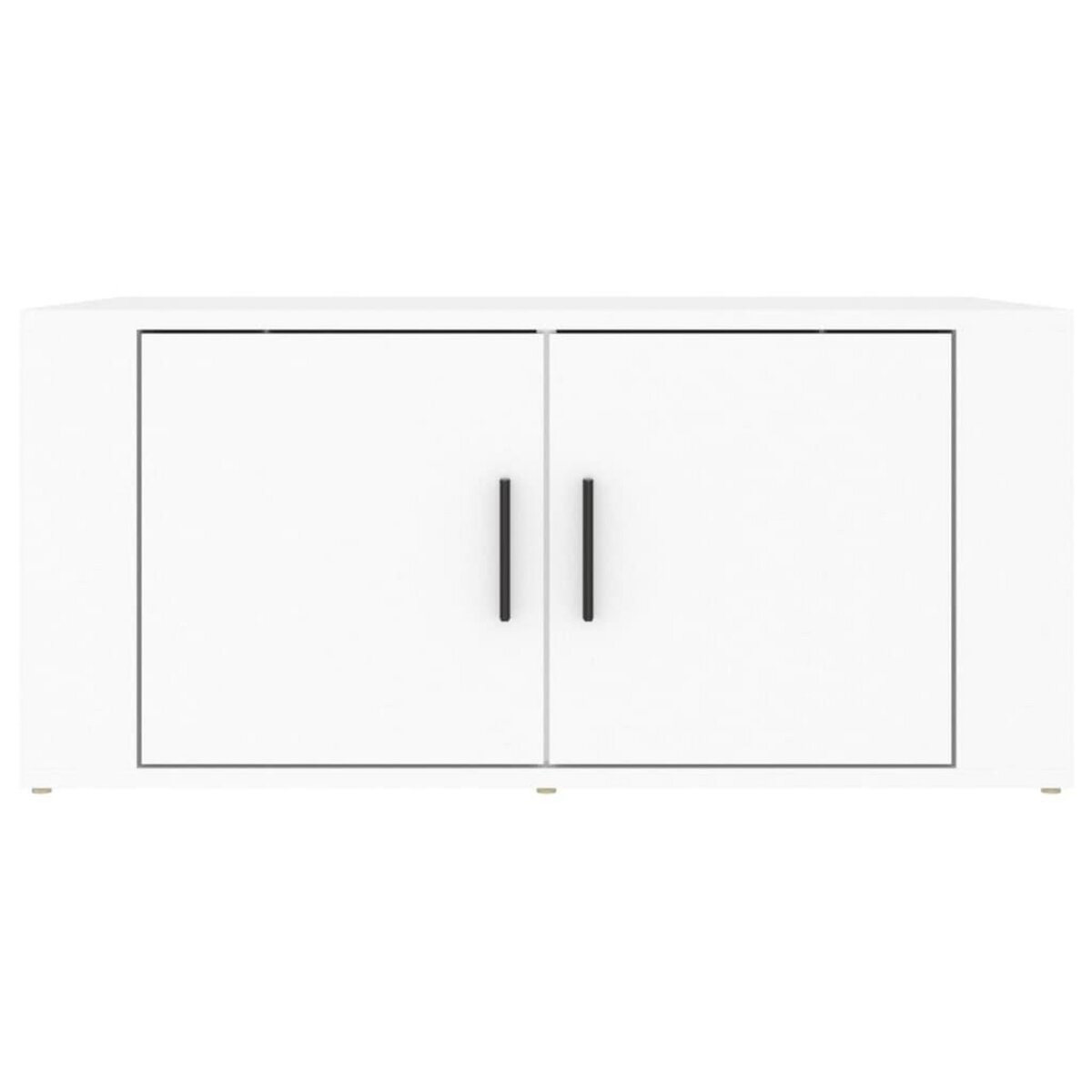 VIDAXL Table basse Blanc 80x50x36 cm Bois d'ingenierie