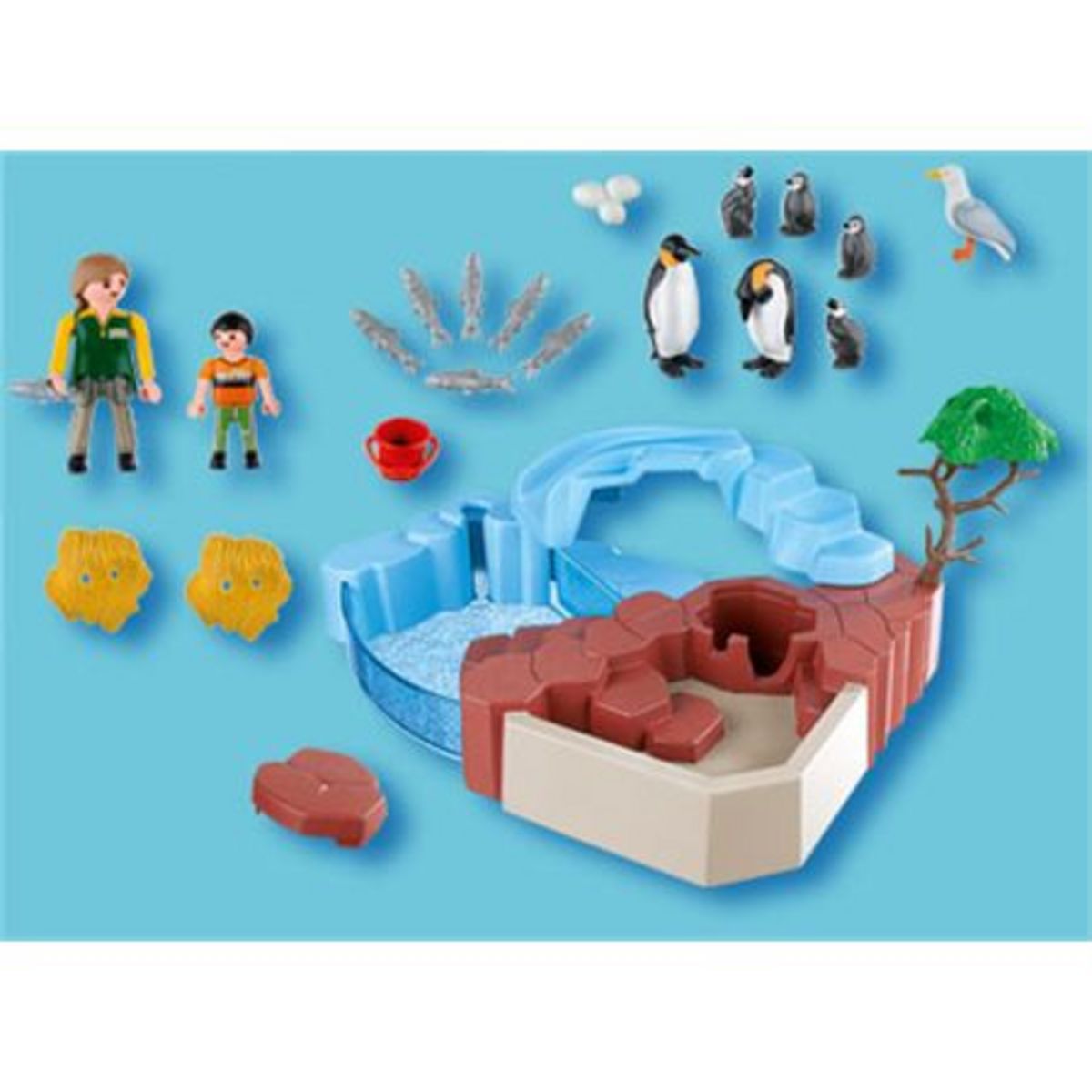 PLAYMOBIL 4013 Bassin des pingouins